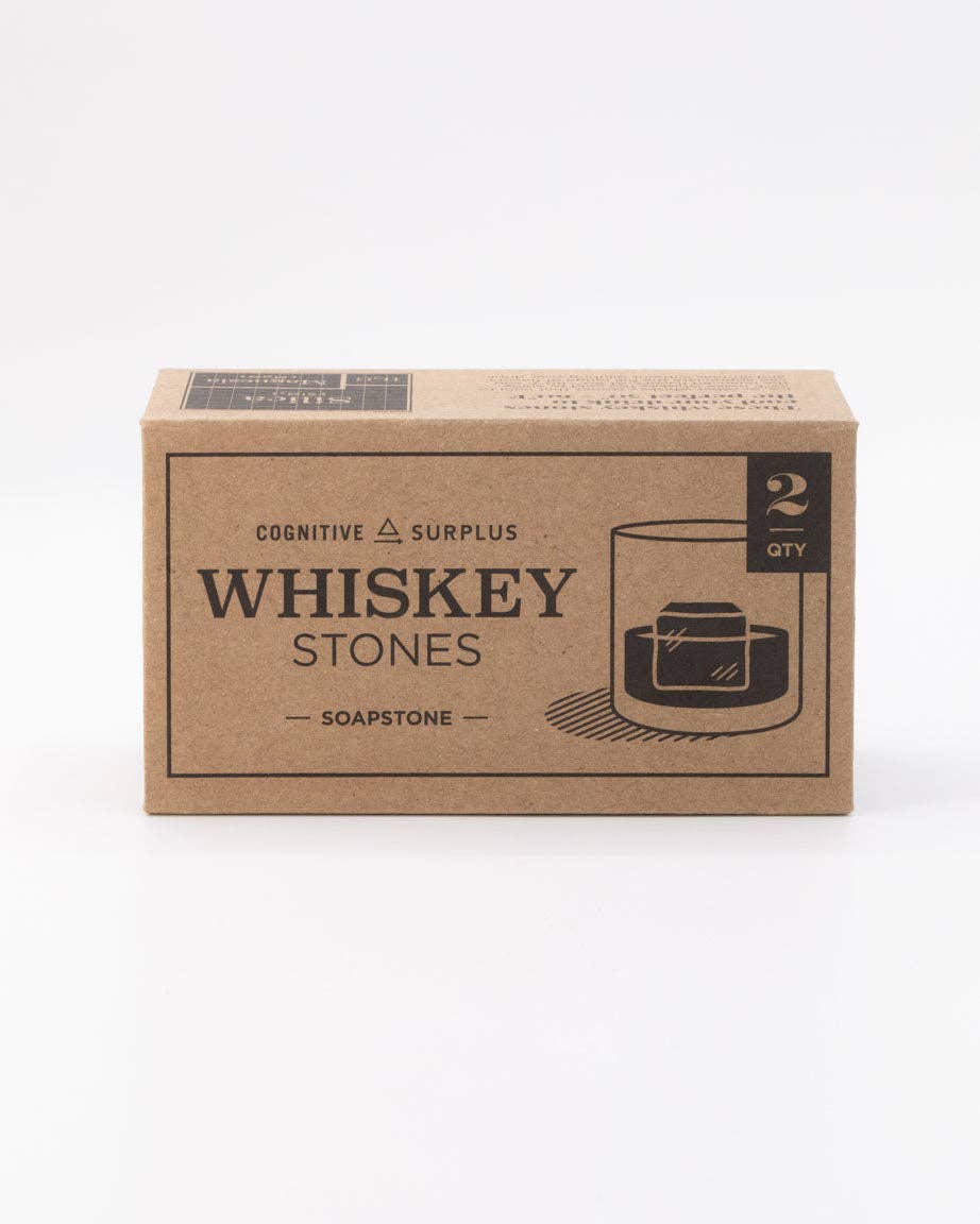 Cognitive Surplus - Wholesale Drink Chilling Cubes - Mega Rocks Soapstone Whiskey Stones (Case of 4)2