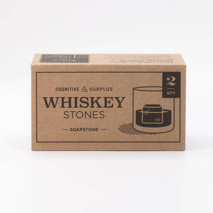 Cognitive Surplus - Wholesale Drink chilling cubes - Mega Rocks Soapstone Whiskey Stones (Case of 4)2