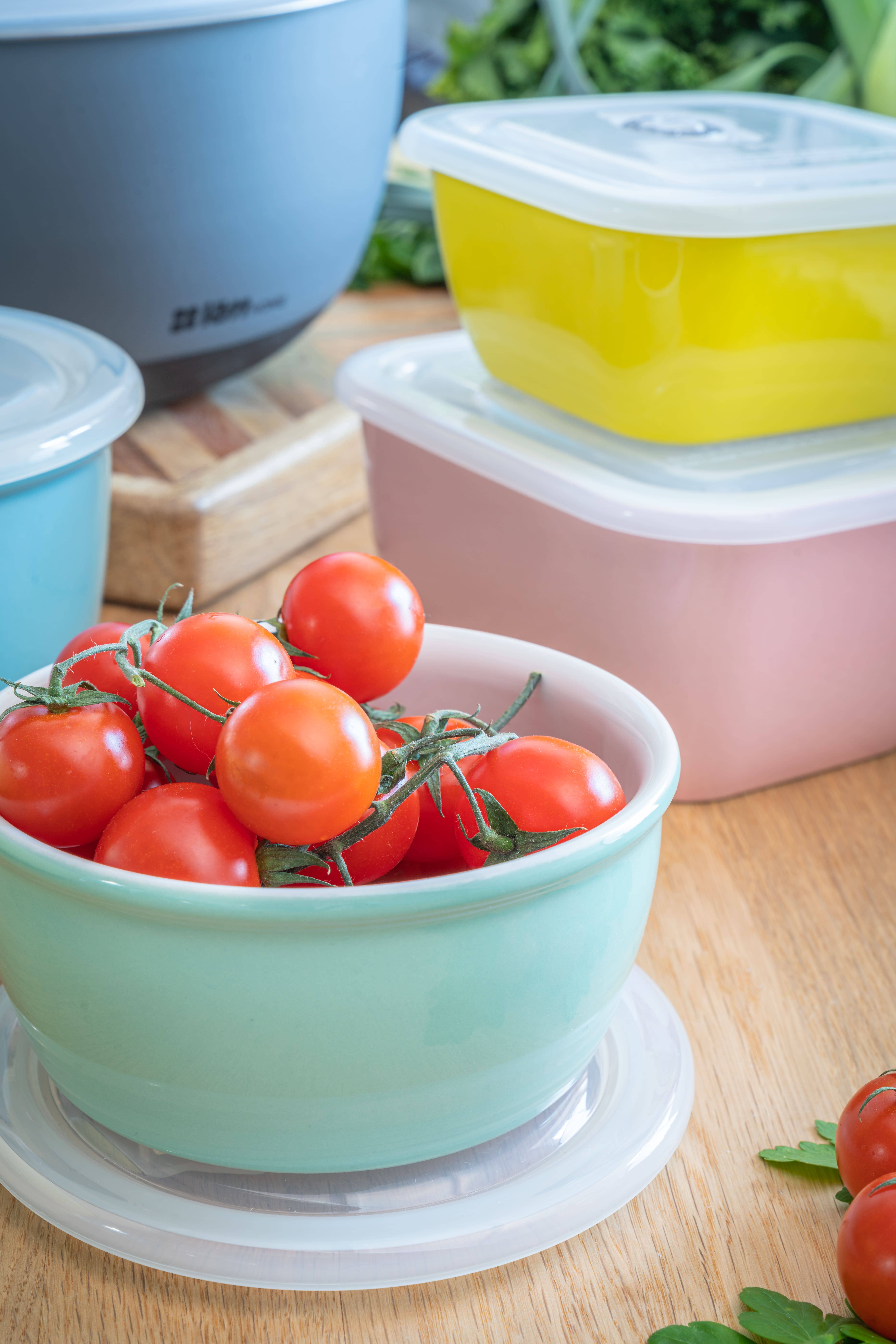 Lätt Home - Wholesale Voedselopslagcontainer - Lätt keramisch luchtdicht bakje 500 ml geel8