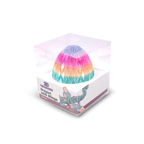 Showcase - Wholesale Fidget Toy - Kids - 3D Printed Winged Dragon Scale Egg Fidget Toy - Multiple Colours3