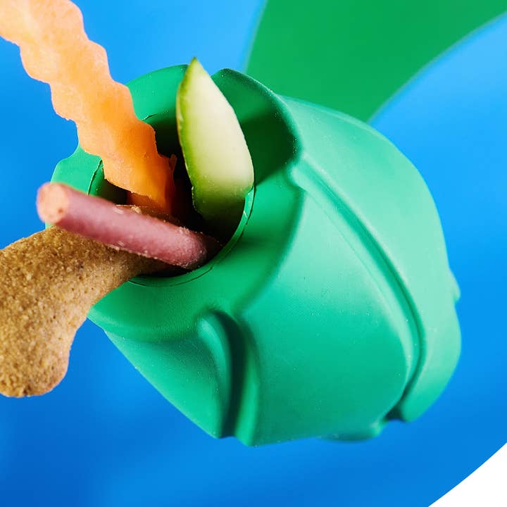 Chewtastic Geometrics Natural Rubber Toy Geo-Pentra Tube for wholesale by PetDreamHouse