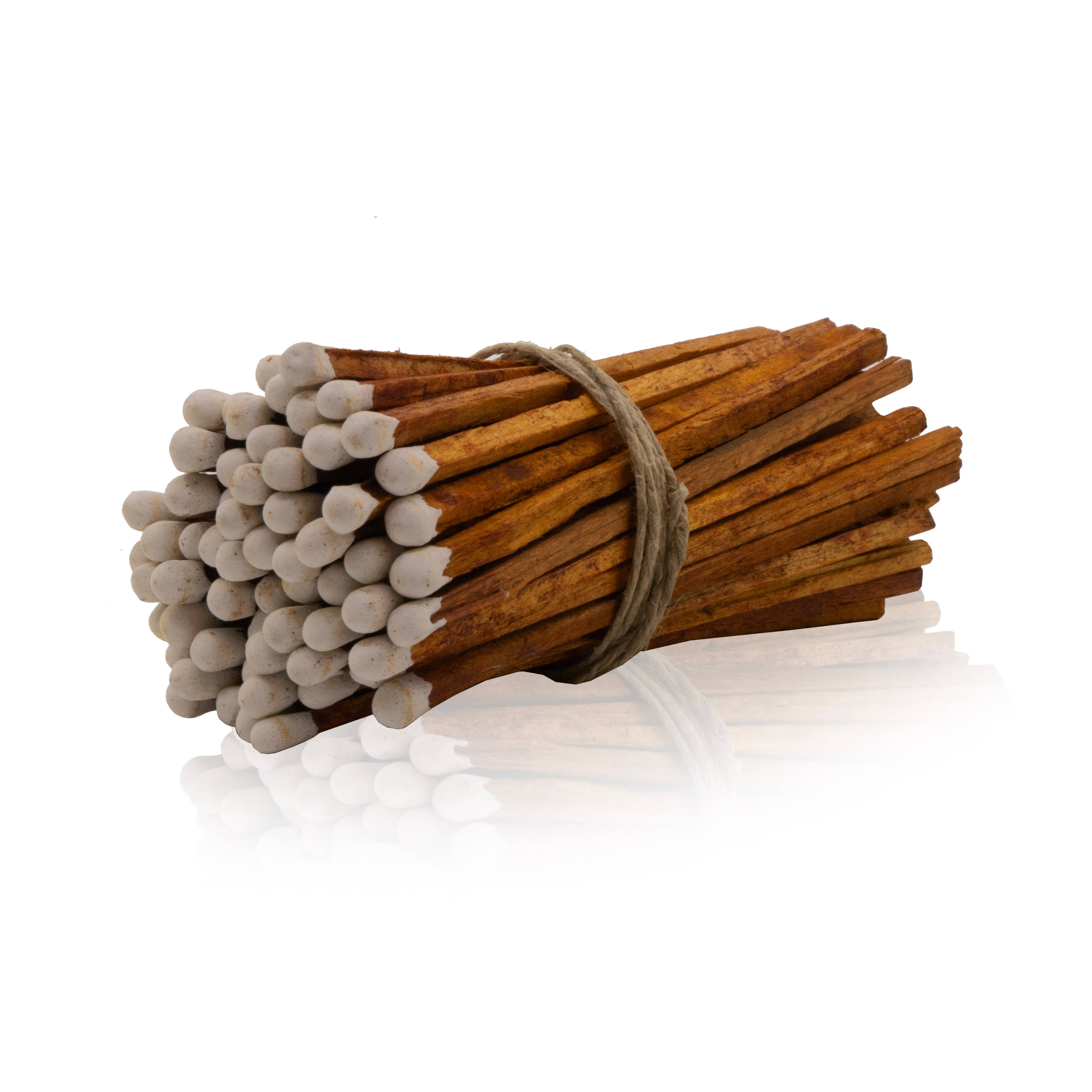 Chandler Studio – Engroshandel Tændstikker – Brune/hvide sikkerhedskampe i krukkeflaskeglaskrukke 4 „tommer1