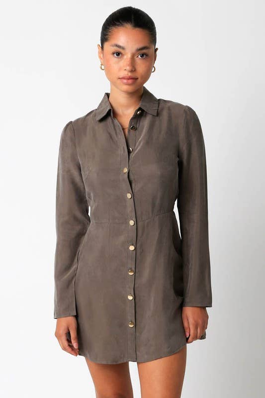 Olivaceous - Wholesale Dress - Women's - 2206-28LDZ3