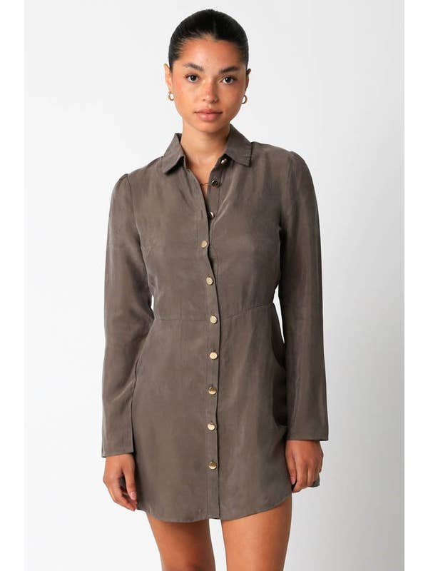 Olivaceous - Wholesale Dress - Women's - 2206-28LDZ3