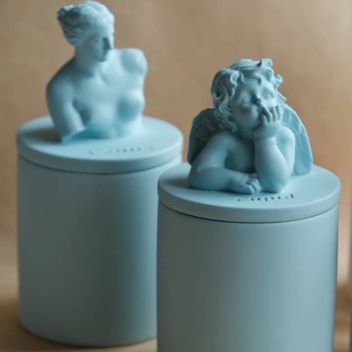 ECLAT DE L'AUBE - Wholesale Novelty Candle - Scented candle in jar - Cupid sculpture3