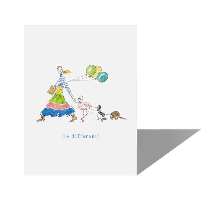Langelütje kunsttryk "Vær anderledes!" – Et forsvar for individualitet for engroshandel hos Langelütje