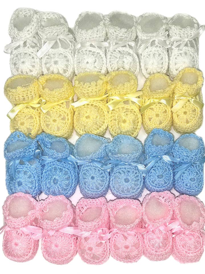 Nastro per stivaletti all'uncinetto all'ingrosso, confezione da 12 per la vendita all'ingrosso da parte di b-one inc