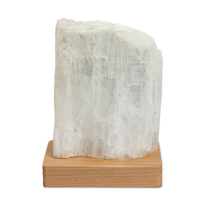 Sugarboo & Co - Wholesale Spiritual Stone/Crystal - Large Selenite LED Lamp0