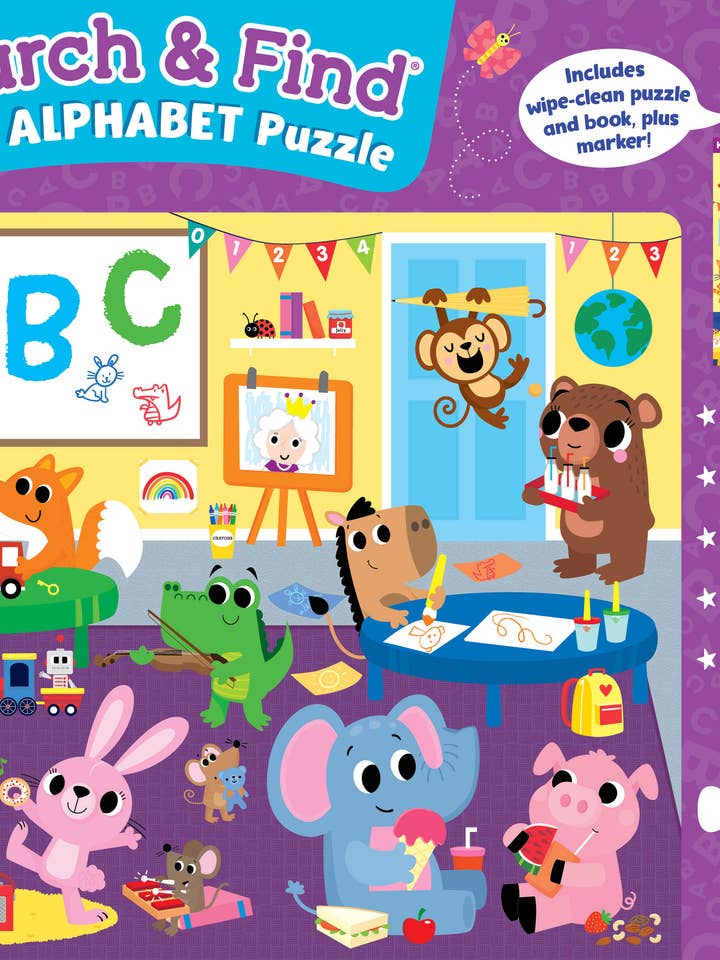 Book & Puzzle Alphabet (48 Piece Puzzle) for wholesale by Kidsbooks Publishing