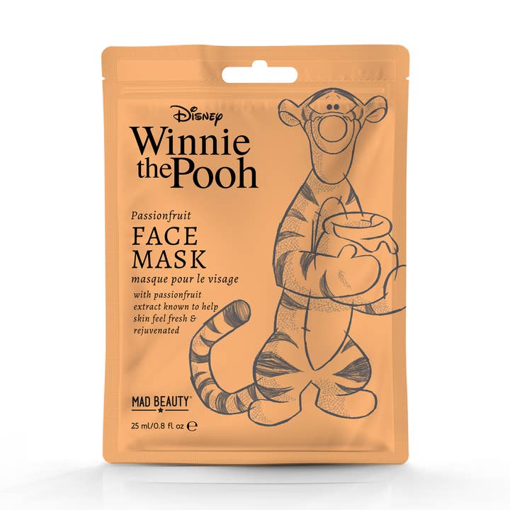 Mad Beauty Disney Winnie The Pooh Tigger Sheet Mask for wholesale by Mad Beauty USA LLC
