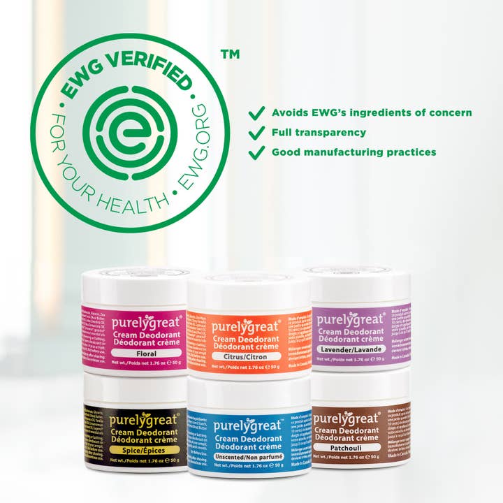 Purelygreat Natural Deodorants - Wholesale Deodorant - Unisex - Purelygreat Cream Deodorant - Unscented1