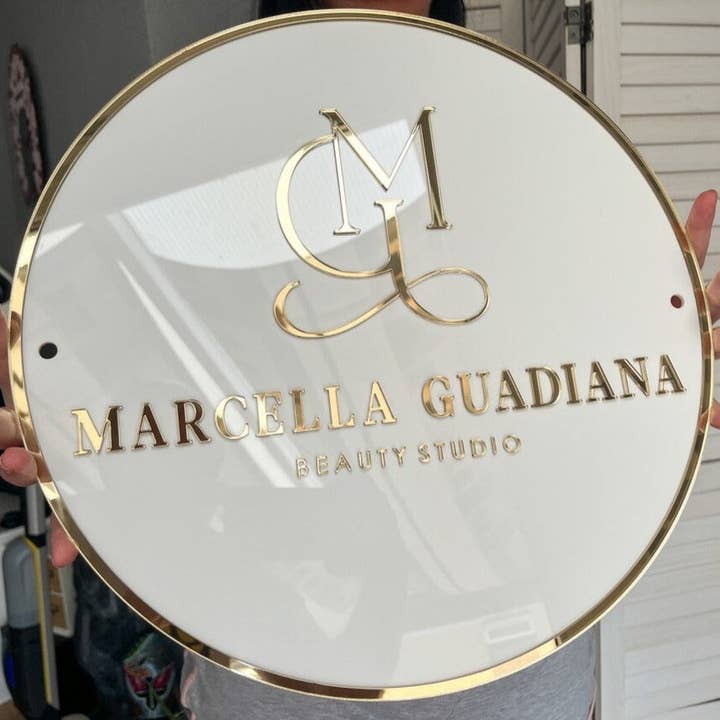 Lasartify – wholesale Wall sign – Round Business Sign