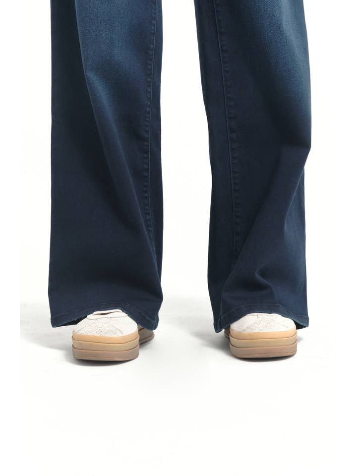 1822 Denim - Wholesale Jeans - Maternity - Maternity 32" Better Butter Wide Leg Jean in Yanique5