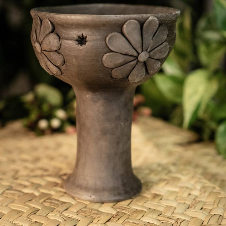 Amae Incense – wholesale Rökelsehållare – Oaxacas polerade lera Flores Clay Copalera