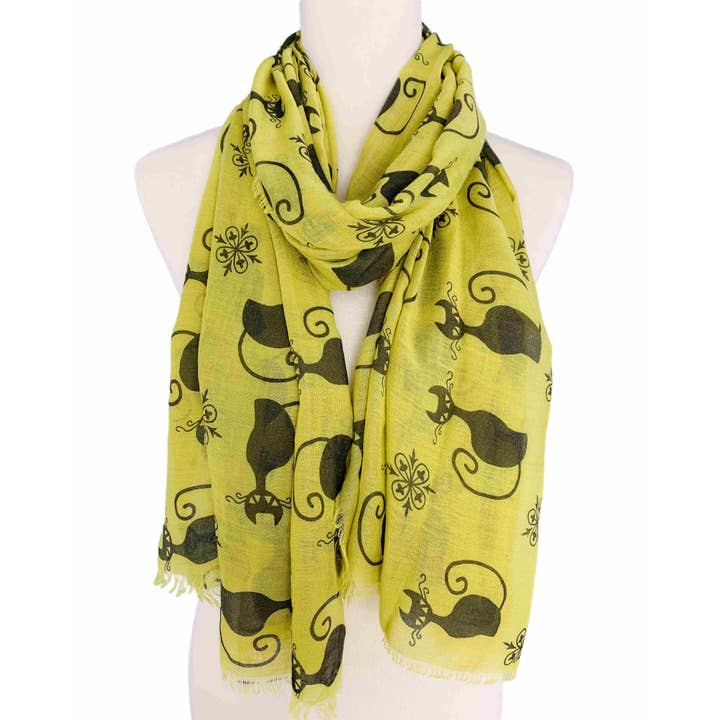 JC Sunny Fashion - Vendita all'ingrosso Sciarpa - Donna - Sciarpa a forma di gatto in 7 colori JC021247