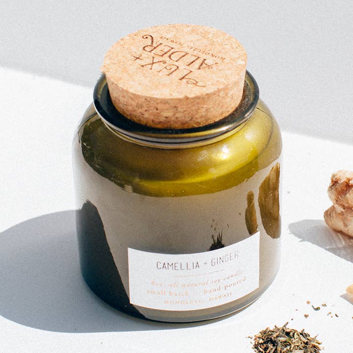 vela de camélia + gengibre por atacado de Lux + Alder