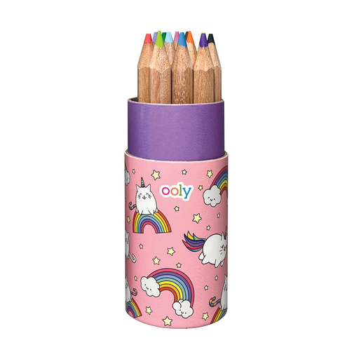 NAVY Draw 'n Doodle: Mini Colored Pencils + Sharpener (Display of for wholesale on Faire3