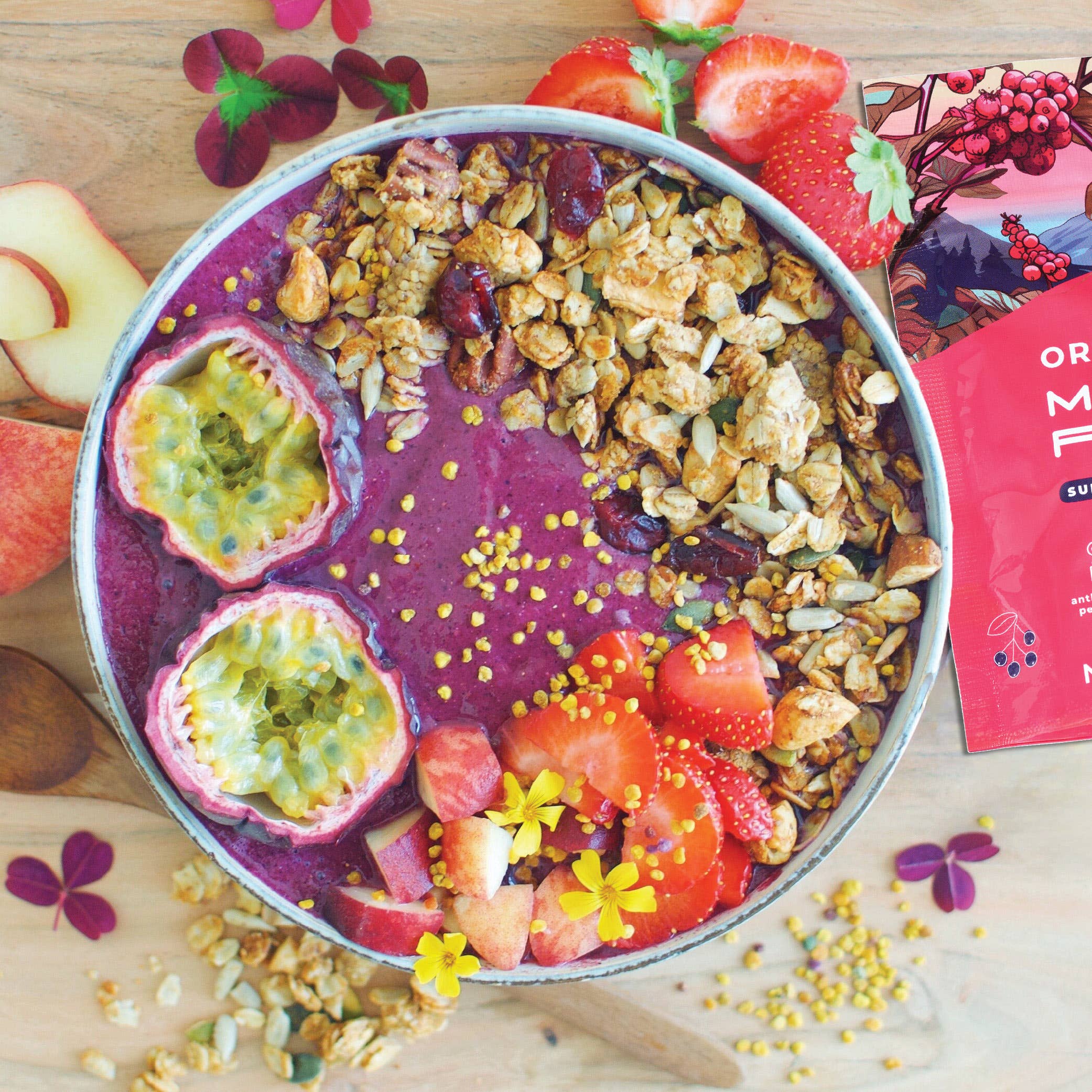 Think Distributors - Wholesale Protein/Superfood Powder - Gourmanity Organic Maqui Powder 4oz5