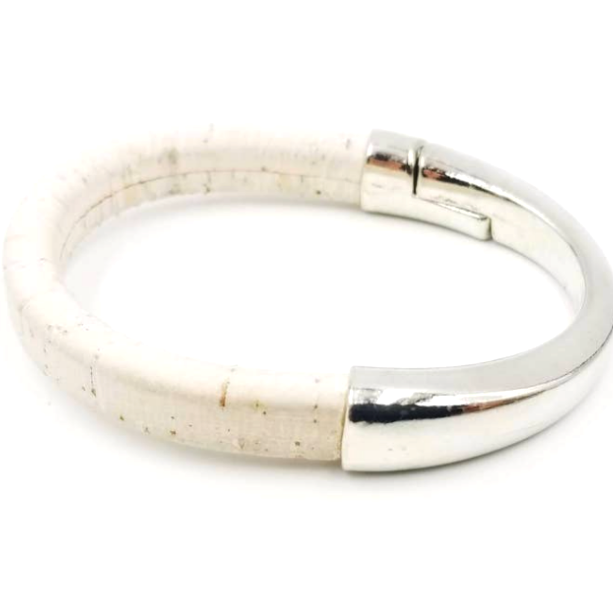 Gem Lounge Jewelry – Großhandel Manschettenarmband – Wählen Sie Ihre Farbe: Kork Silber Armreif7