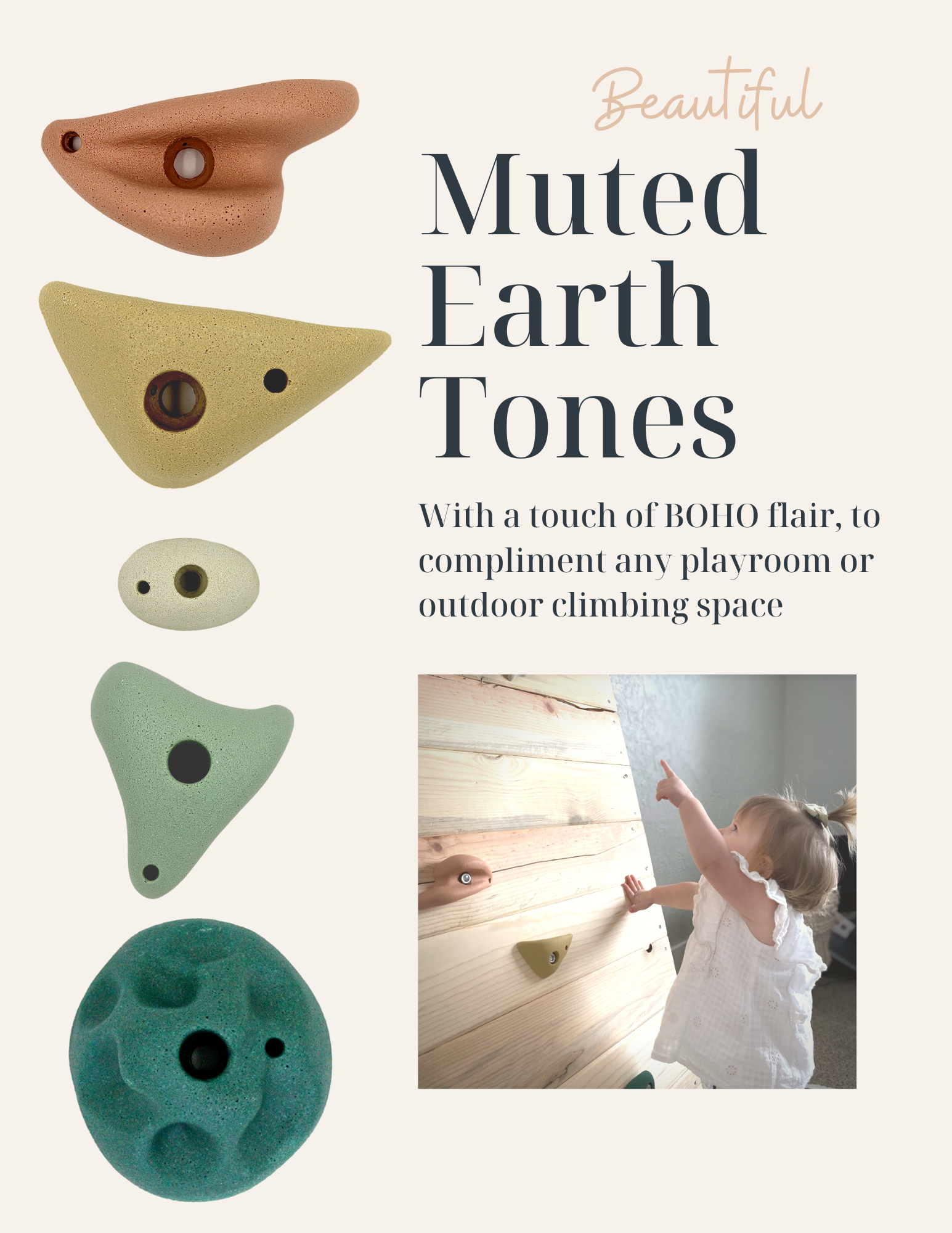 Jordens toner Everett & Avery Company Premium bergsklättringshållare (jordtoner) för wholesale på Faire1