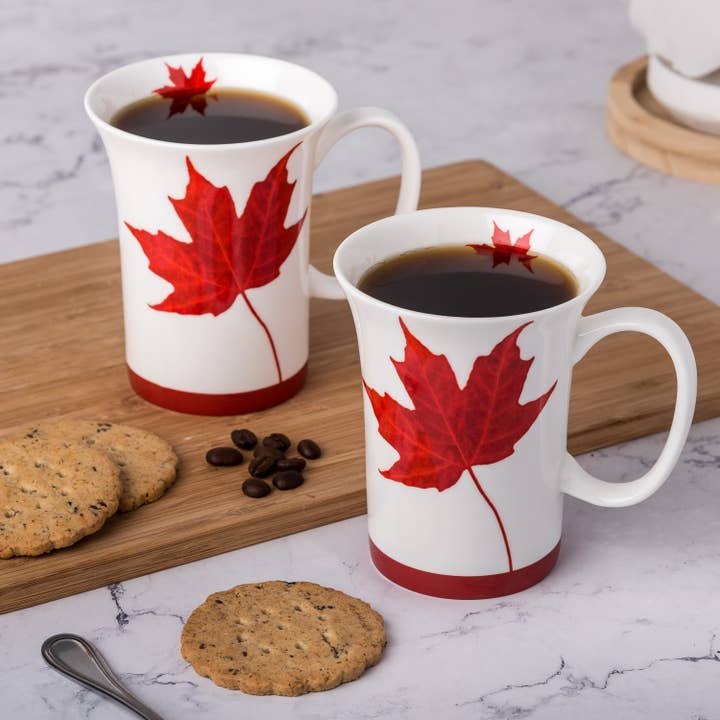 McIntosh Mugs - Wholesale Coffee Mug - 'Memories of Canada' Mug Pair