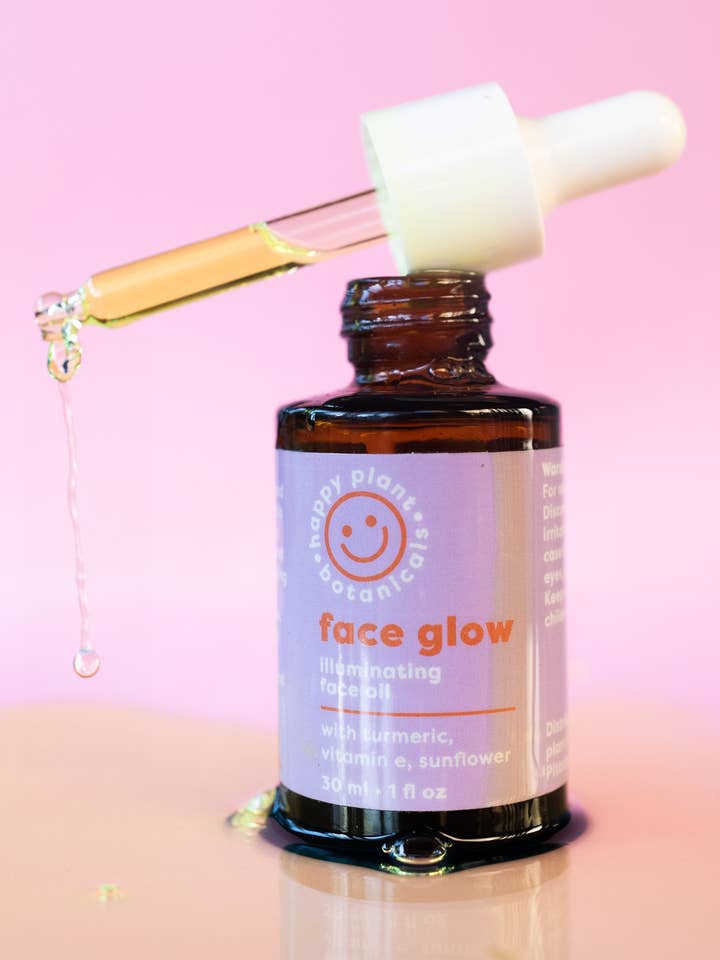 Face Glow Illuminating Face Oil for wholesale by Happy Plant Botanicals