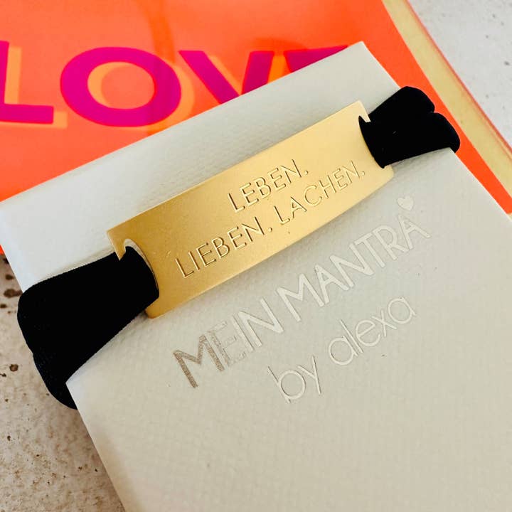 Mein Mantra – Großhandel Armband – Feel Free 2. 0 Armband - LEBEN. LIEBEN. LACHEN.2