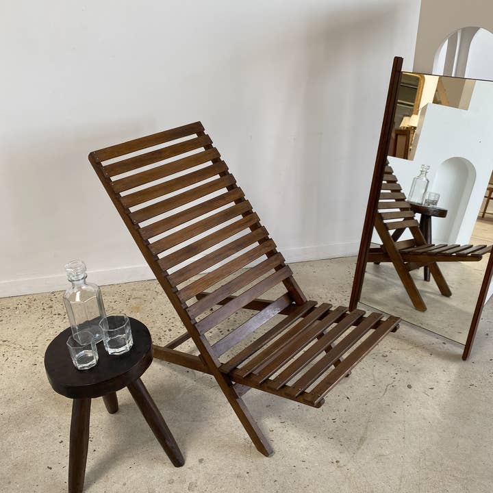 Office Objets - Wholesale Chair - Teak slatted folding lounge chair13