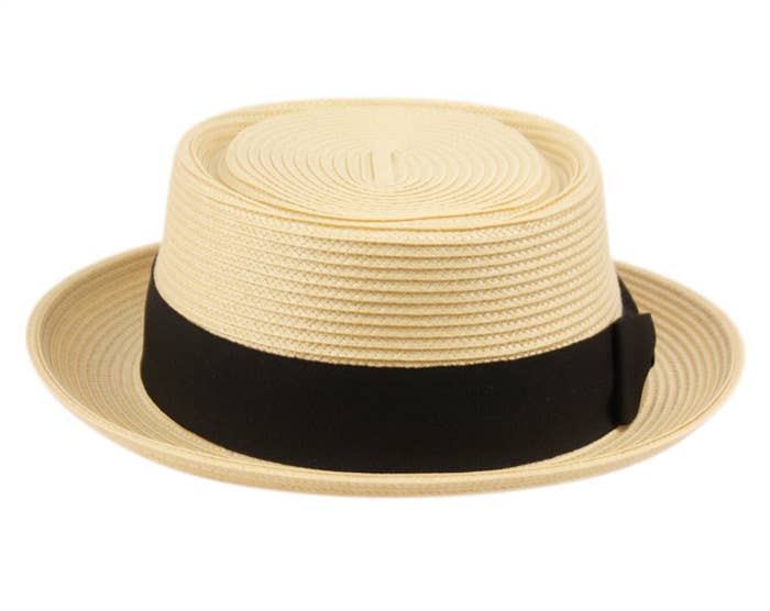 Epoch hats - Wholesale Fedora - Unisex - Poly Braid Pork Pie Hats Derby Fedora Upturn Brim Hat5