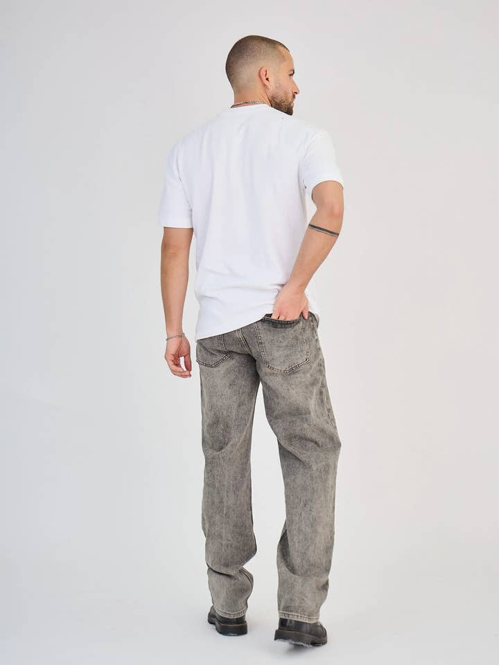 TOP MONDAY - Vente Jean – homme - Jean Gris Décoloré2