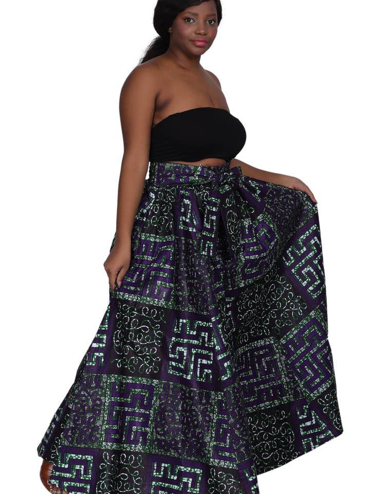 African Print Palazzo Pants 61-234 for wholesale by Advance Apparels