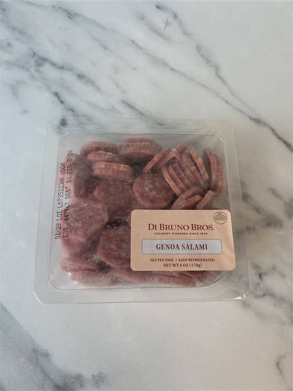 Di Bruno Bros. - Wholesale Salami - Genoa Salami Sliced Coin Pack4