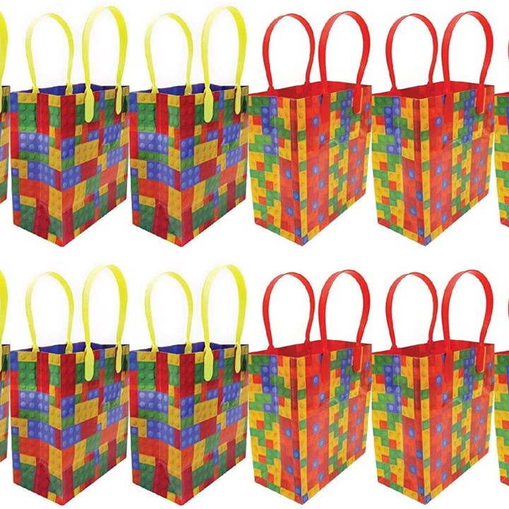 Tiny Mills - Vendita all'ingrosso Borse/Scatole per gadget da festa - Building Blocks - Sacchetti per bomboniere, confezione da 121