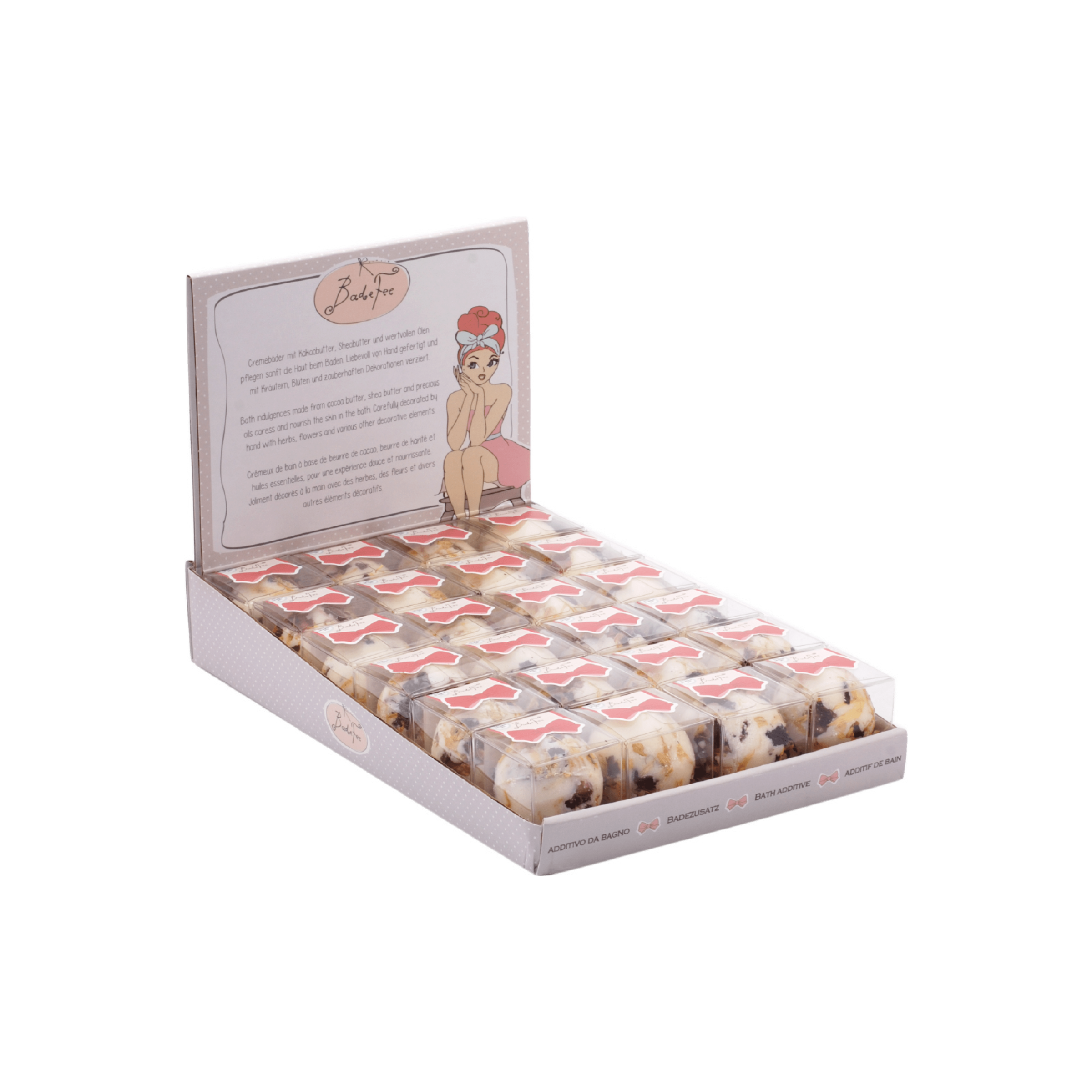 BadeFee – Engroshandel Badekugle – Bade Trøffel Mix Paradise Garden - Badeadditiv i mix-display4