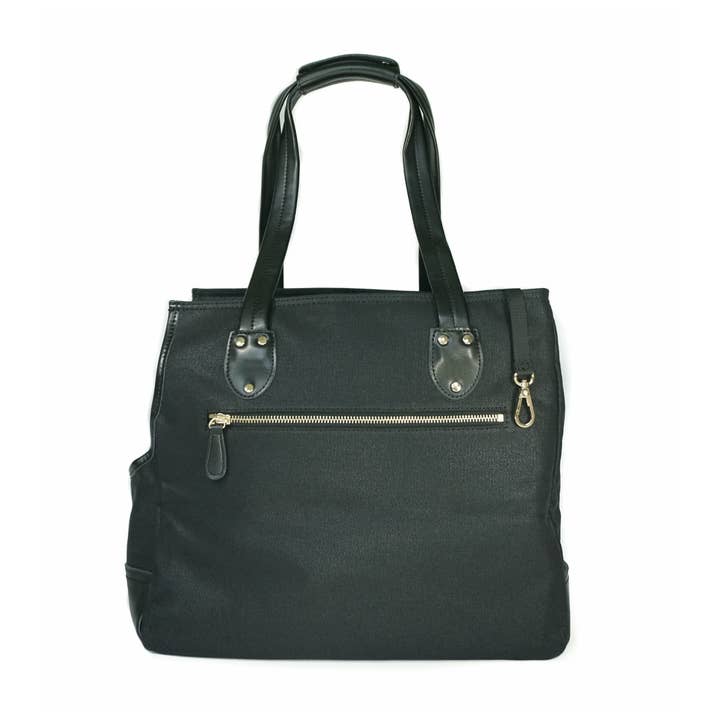 DJANGO - Wholesale Pet Carrier - Dog - Dog Carrier Bag - Black Waxed Canvas and Leather8