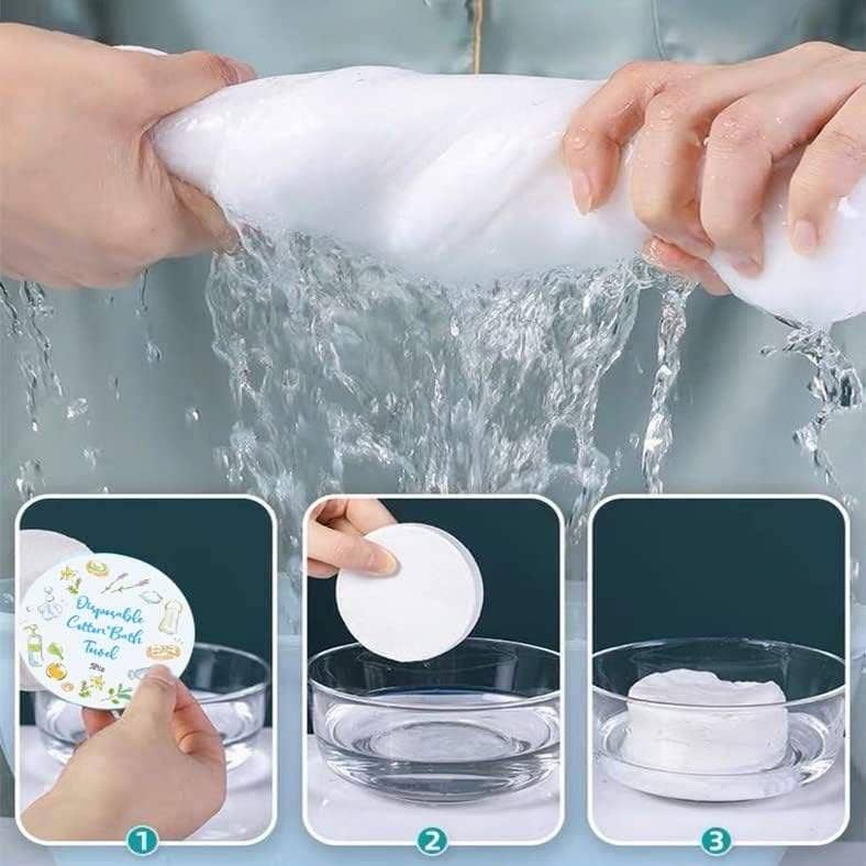 VIGOR – wholesale Dishcloth – High Quality Cotton Compressed Towel Tablets Travel Towels Disposable Large Reusable(10 Pack)2