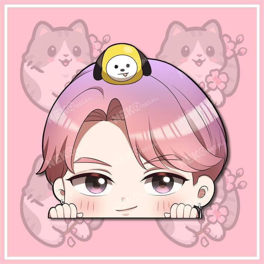 Nekodecal - Wholesale Sticker - Chibi BTS Peekers2