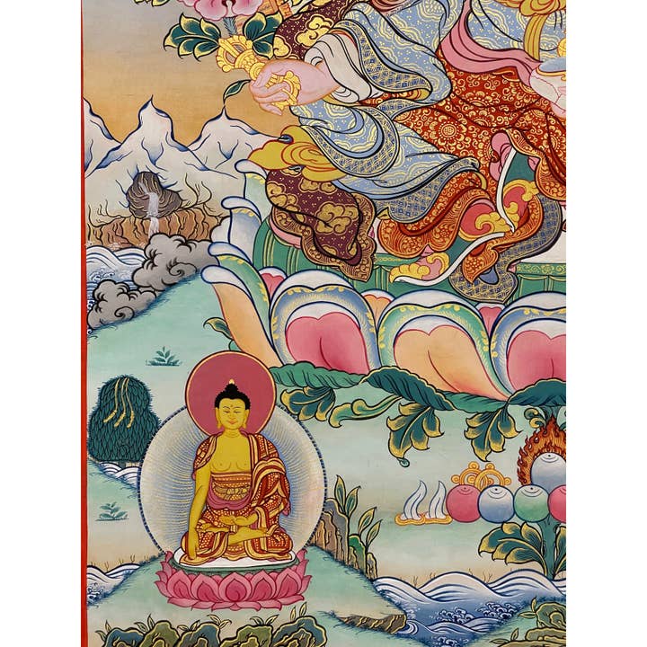 Art Of Tibet - Wholesale Painting/Drawing - Guru Rinpoche Padmasambhava Large Thangka1