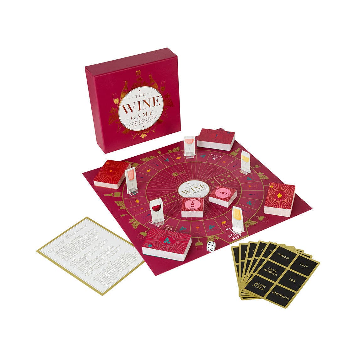 Talking Tables USA - Vente Jeux de cartes - Jeu de société sur le vin | Jeux quotidiens |2