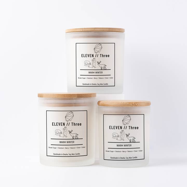 ELEVEN//Three - Wholesale Jar/Filled Candle - WARM WINTER1