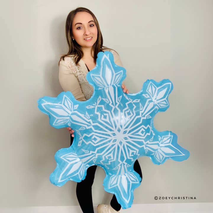 Snowflake Foil Balloon – White, Blue, & Pink Winter  and other Purchase wholesale easy florist. Free returns & net 60 terms on Faire trending on Faire.