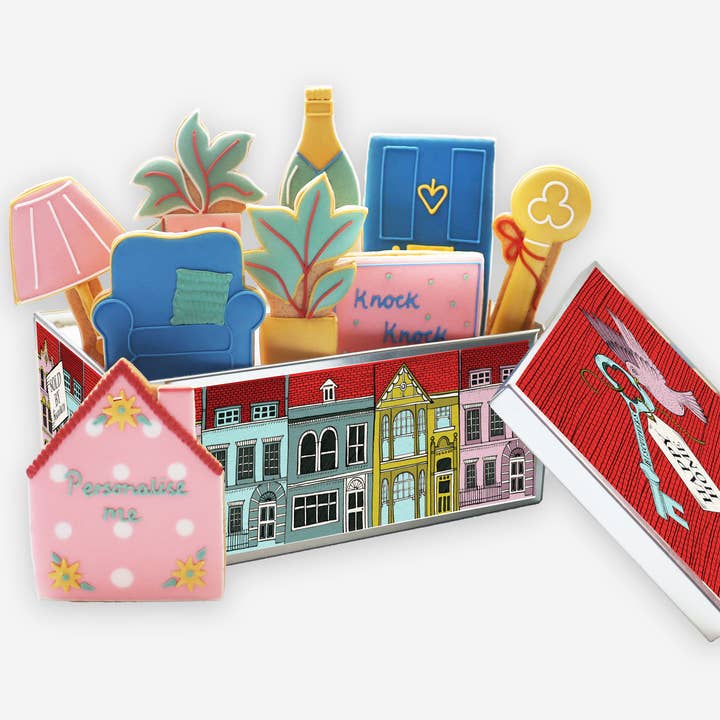 New Home Biscuit Tin for wholesale by Biscuiteers