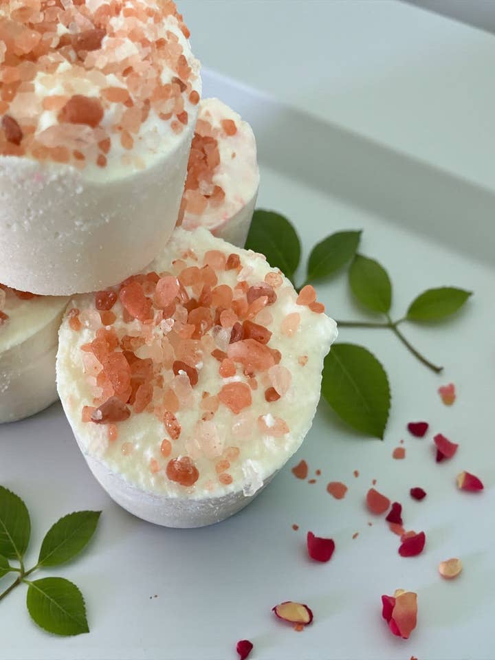 Sabonete Facial Redondo com Sal Rosa Inglês - Ideal para Corpo e Rosto, Limpeza Suave por atacado de The Stuff I Love