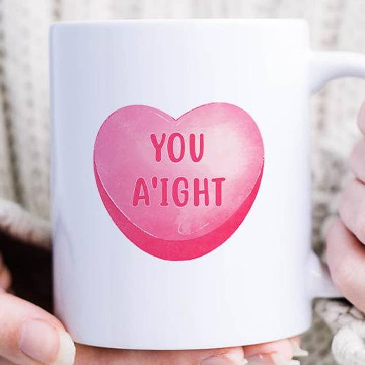 Je bent oké Valentijnsmok - Gesprekshart - 1 voor wholesale door VenusArtsShop