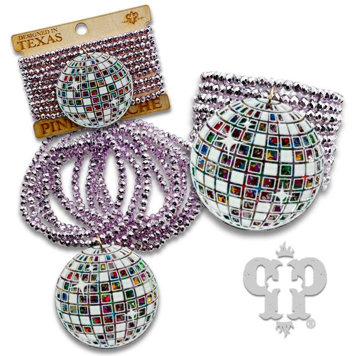 Pink Panache Brands - Wholesale Charm/Dangle Bracelet - Disco ball charm bracelet9