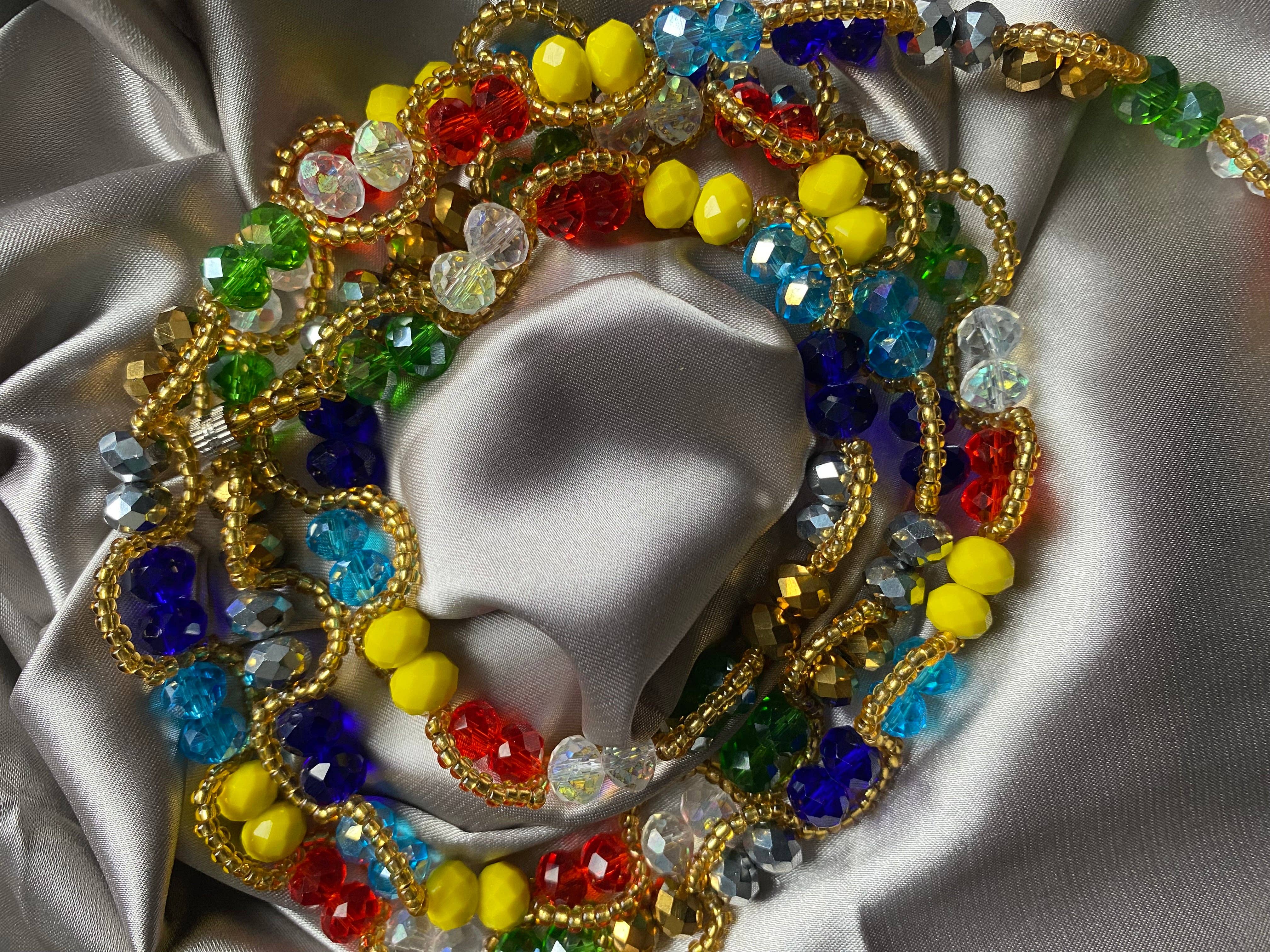 MaddieMayShop – wholesale Beads – Mercy ~ Luxury Crystal Waist Beads/ Clasp only0