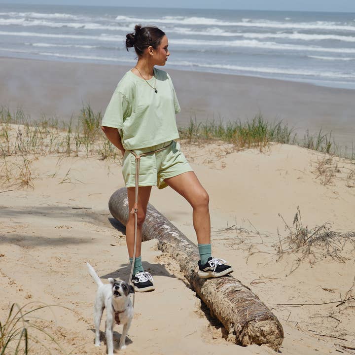 Toh - Wholesale Pet Leash - Dog - Hands-Free Leashes - Khaki3