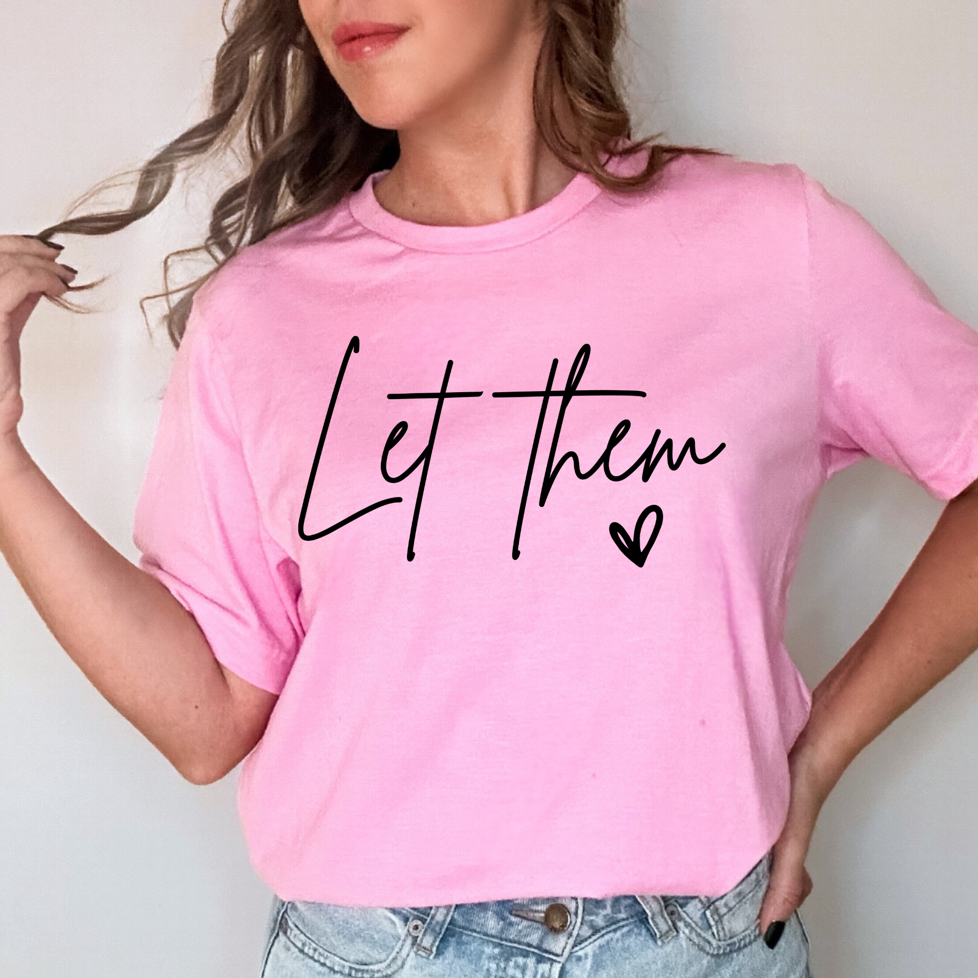 Willow Poppy - Vente T-shirt sérigraphié – femme - T-shirt graphique Let Them2