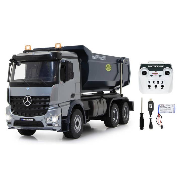 mhw24 - Wholesale Toy Car/Truck - Kids - Mercedes-Benz Arocs Metal Meiller 1:20 2.4GHz dump truck