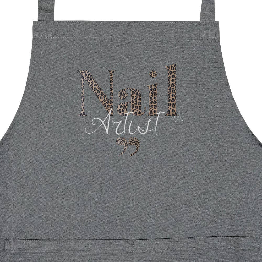 Doriana Cosmetics GmbH - Wholesale Apron - Apron with pocket - nail artist leopard pattern5